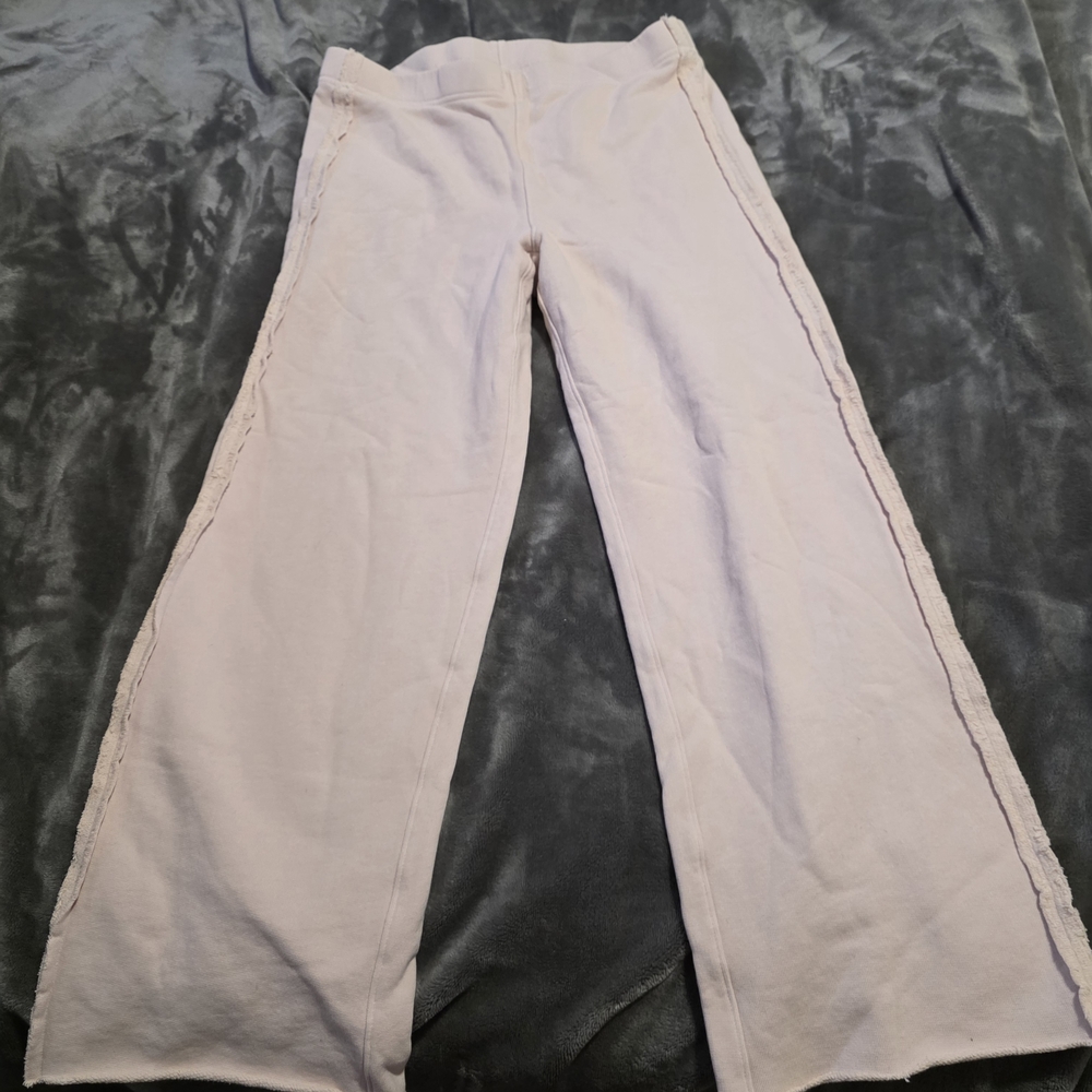 Frank & Eileen Light Pink Wide Leg Pants No Draw String